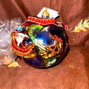 🐈‍⬛ Christopher Radko ornament “Globe Trotter”